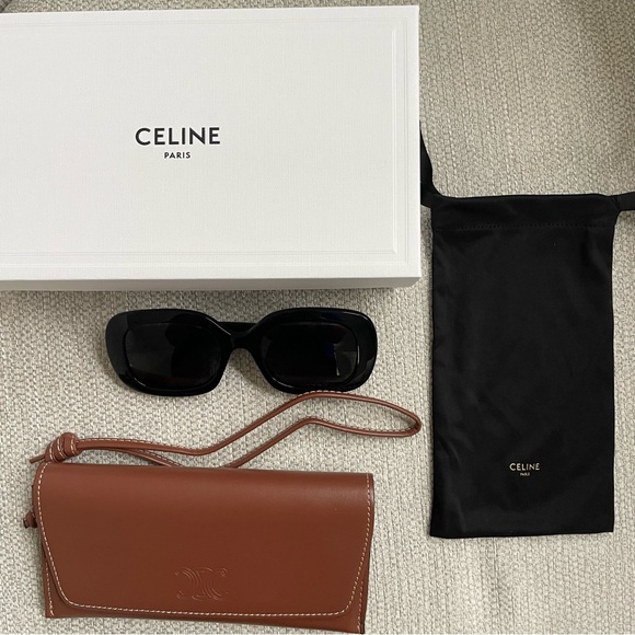 Celine Triomphe 53 Square Sunglasses - Picture 7 of 14